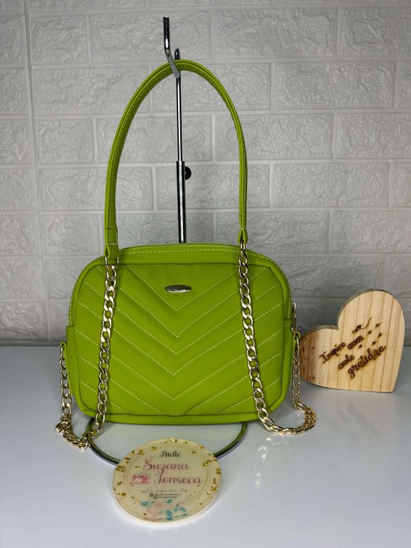 Bolsa Transversal Verde Neon