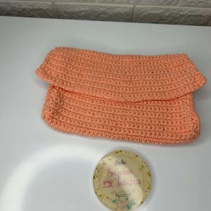 Carteira Croche Rosé